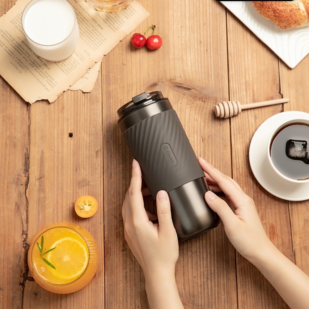 Gray Travel Coffee Mug